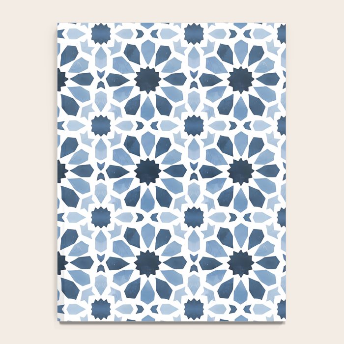 Watercolor Zellige Harmony Notebook Gallery Image 4