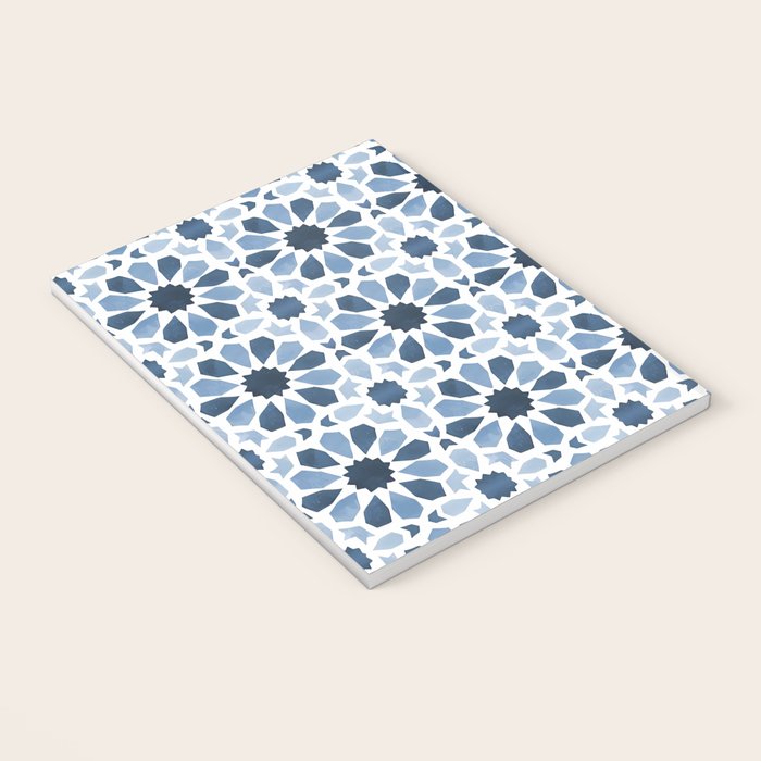 Watercolor Zellige Harmony Notebook Gallery Image 3