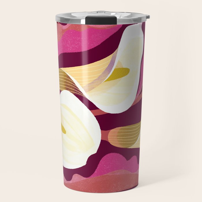 Flower Market Calla Lily Travel Mug Gallery Image 1
