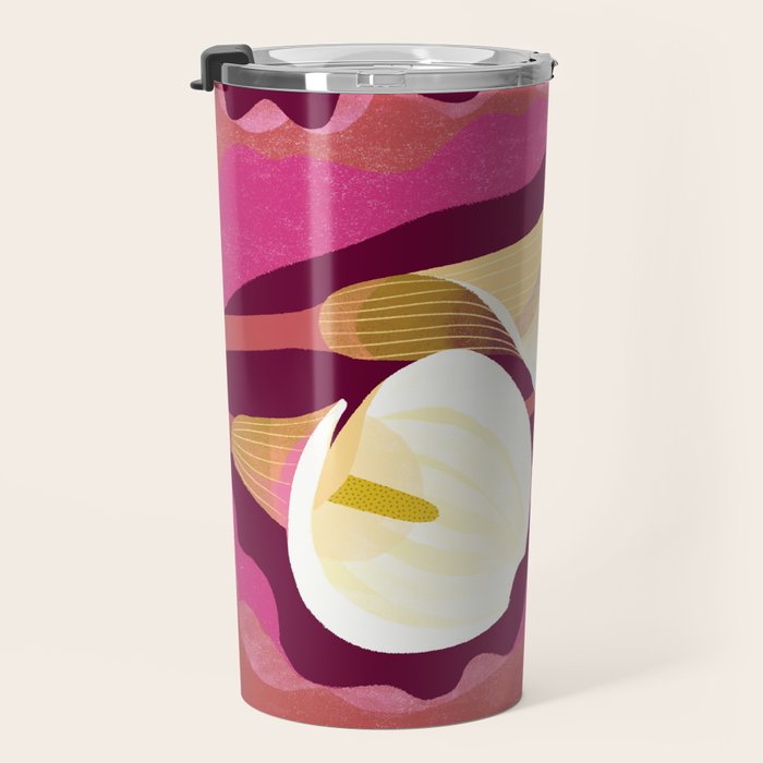 Flower Market Calla Lily Travel Mug Gallery Image 3