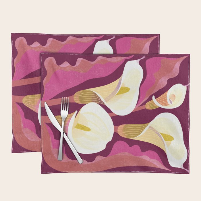 Flower Market Calla Lily Placemat Gallery Image 1