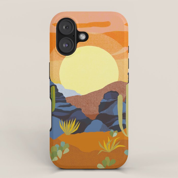 Desert Sunset iPhone Case Gallery Image 1