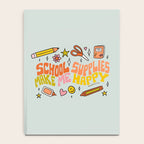 School Supplies Make Me Happy Notebook Gallery Image 4