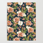Tropical flowers autumn field D Poster Gallery Image 4