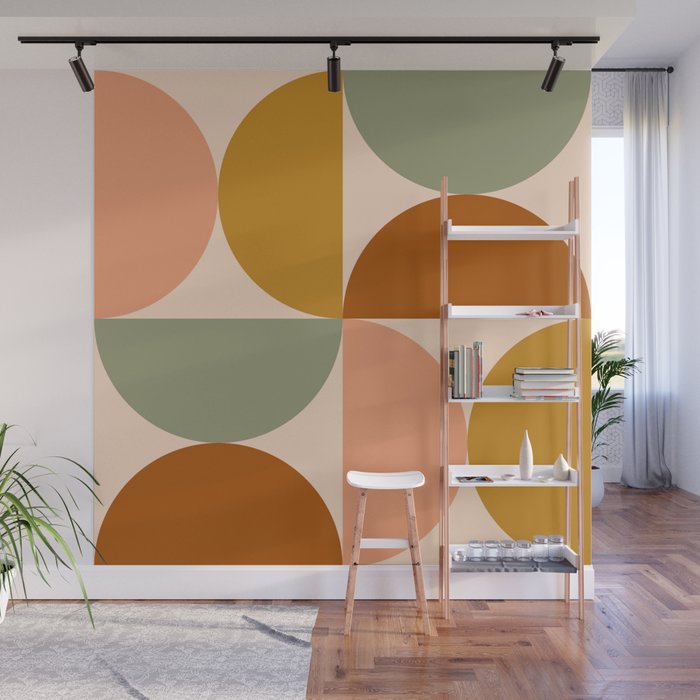 Bold Minimalism X Wall Mural Gallery Image 1