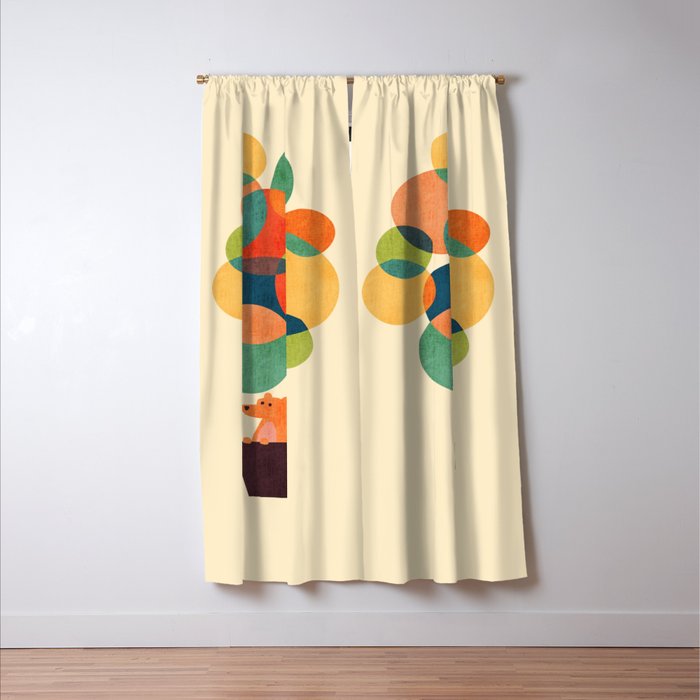 Whimsical Hot Air Balloon Window Curtain Gallery Image 3