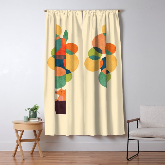 Whimsical Hot Air Balloon Window Curtain Gallery Image 5