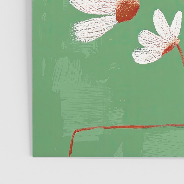 White Flowers Poster Gallery Image 3