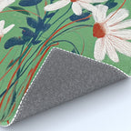 White Flowers Rug Gallery Image 4