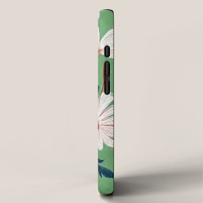 White Flowers iPhone Case Gallery Image 2