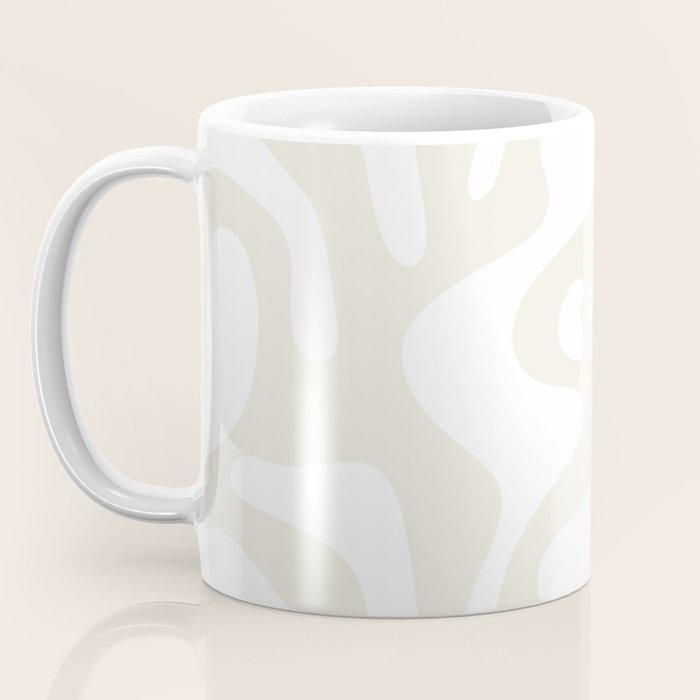 Abstract organic shape art pattern Coffee Mug Gallery Image 3