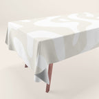 Abstract organic shape art pattern Tablecloth Gallery Image 1