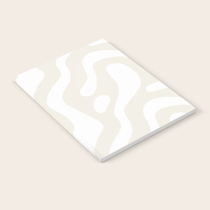 Abstract organic shape art pattern Notebook Gallery Image 2