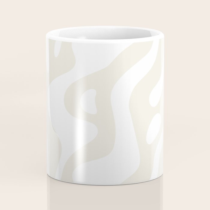 Abstract organic shape art pattern Coffee Mug Gallery Image 4