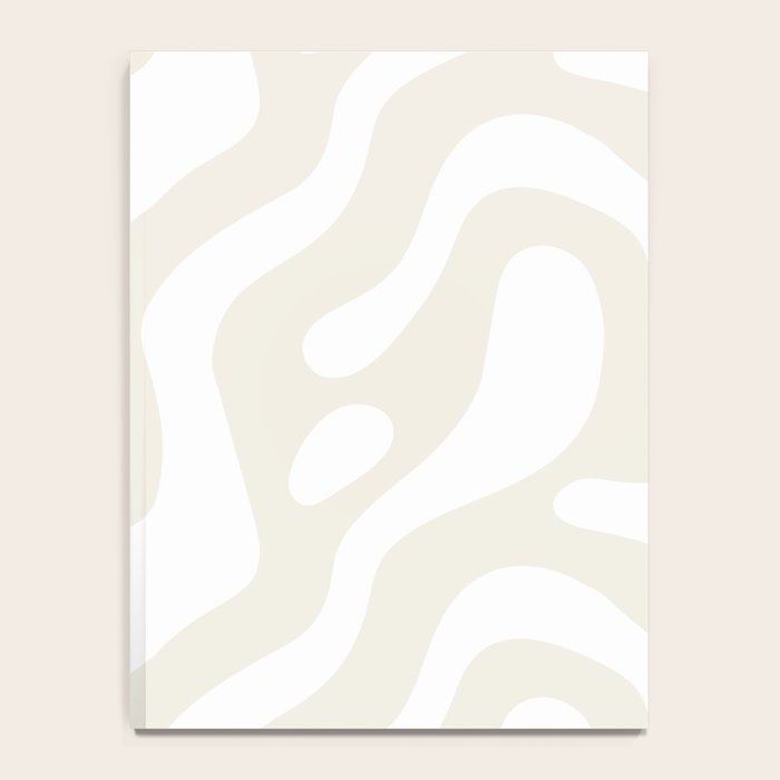 Abstract organic shape art pattern Notebook Gallery Image 4
