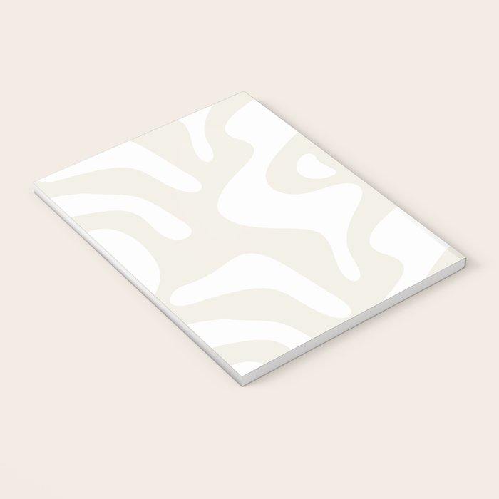 Abstract organic shape art pattern Notebook Gallery Image 3