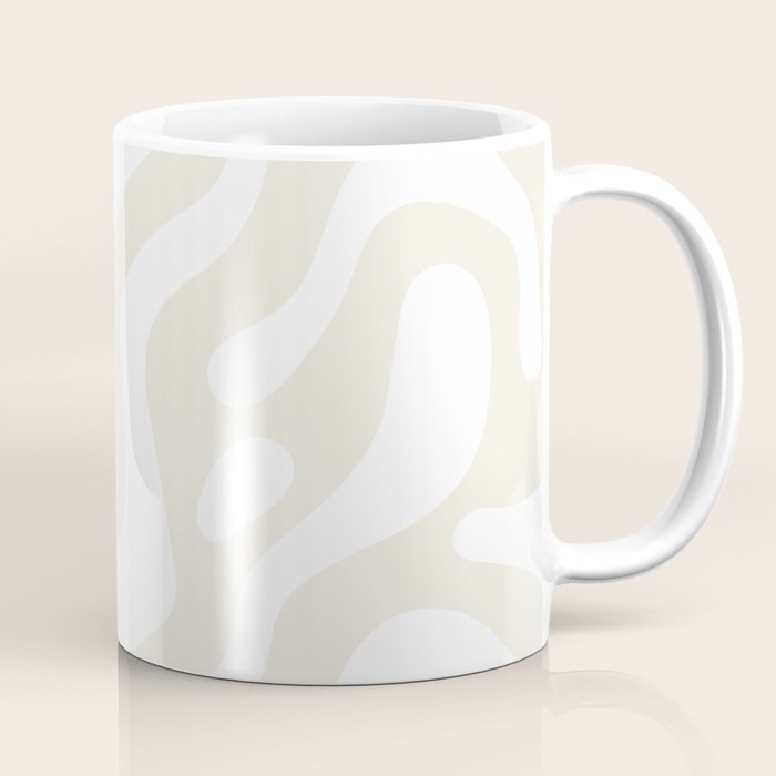 Abstract organic shape art pattern Coffee Mug Gallery Image 1