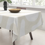 Abstract organic shape art pattern Tablecloth Gallery Image 3