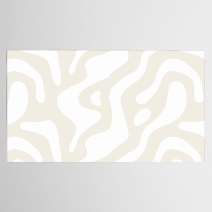 Abstract organic shape art pattern Tablecloth Gallery Image 2
