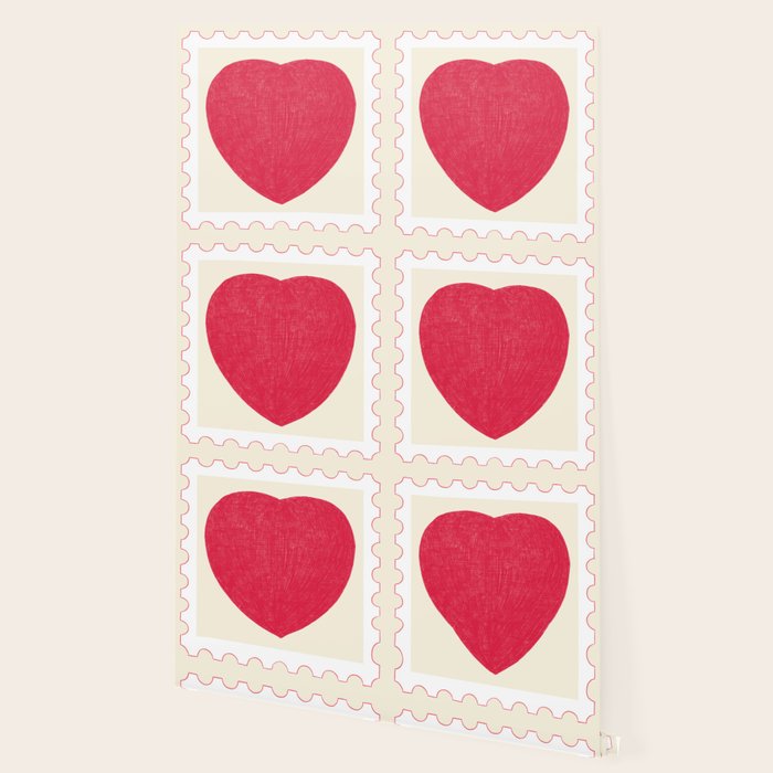 Heart and love stamp Wallpaper Gallery Image 2