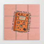 Scorpio Notebook Wood Wall Art Gallery Image 1