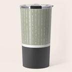 Linen Sage and Gray Travel Mug Gallery Image 1