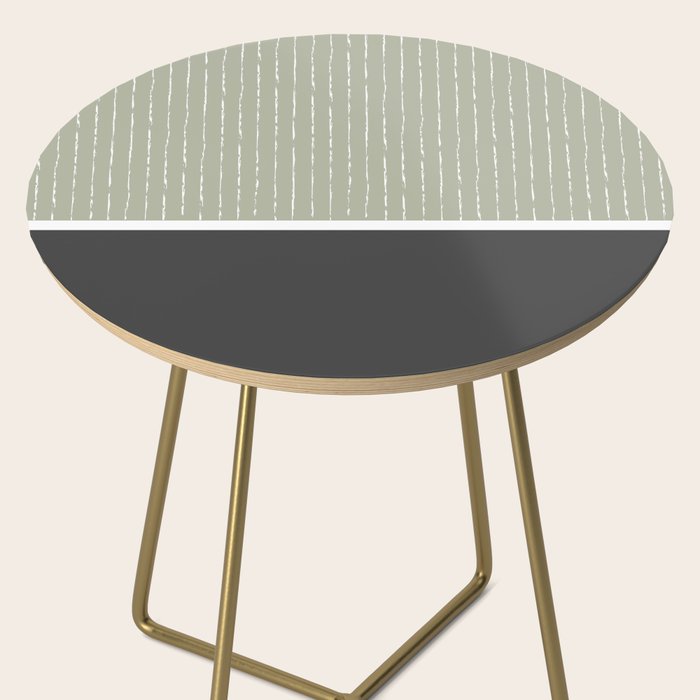 Linen Sage and Gray Side Table Gallery Image 2
