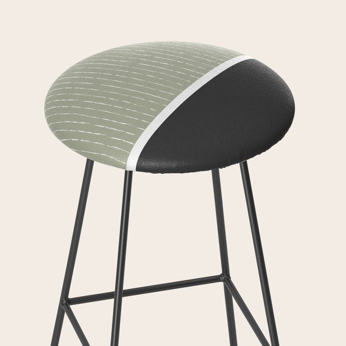 Linen Sage and Gray Stool Gallery Image 2