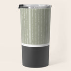 Linen Sage and Gray Travel Mug Gallery Image 3
