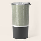 Linen Sage and Gray Travel Mug Gallery Image 2