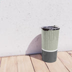 Linen Sage and Gray Travel Mug Gallery Image 4