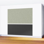 Linen Sage and Gray Wall Mural Gallery Image 2