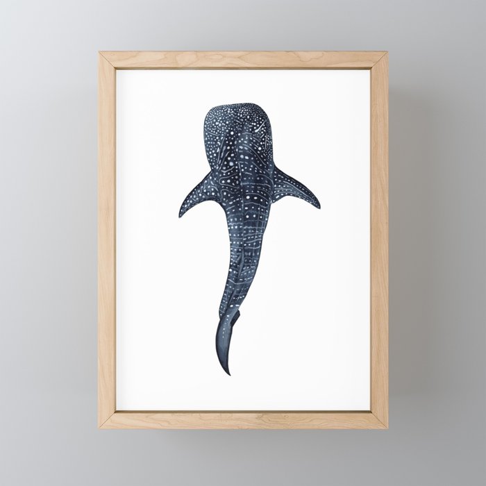 WHALE SHARK II Mini Art Print Gallery Image 1