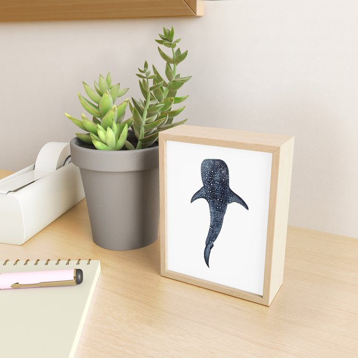 WHALE SHARK II Mini Art Print Gallery Image 2