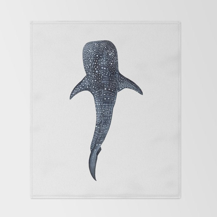 WHALE SHARK II Throw Blanket Gallery Image 2