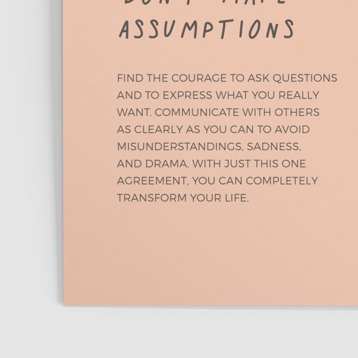 The Four Agreements Peach 2  Poster Gallery Image 3