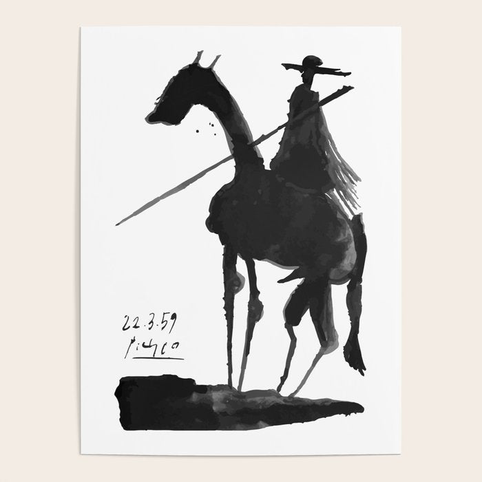 Picasso - El Picador (Toros y Toreros) 1959 Artwork Poster Gallery Image 4
