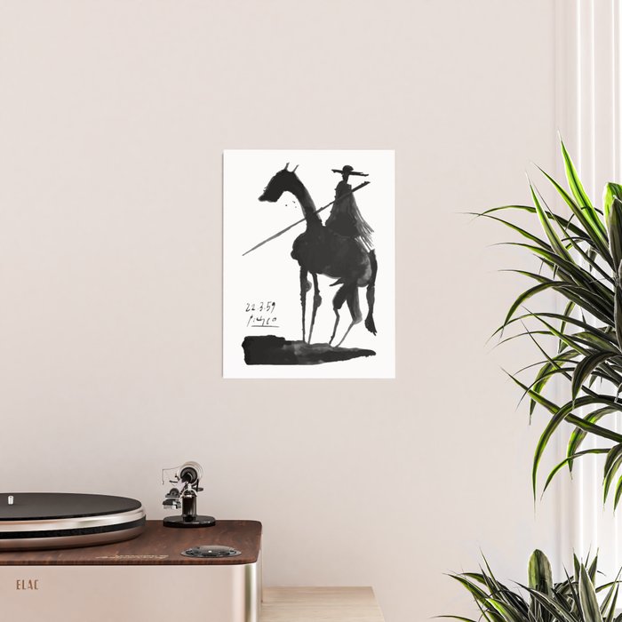 Picasso - El Picador (Toros y Toreros) 1959 Artwork Poster Gallery Image 2