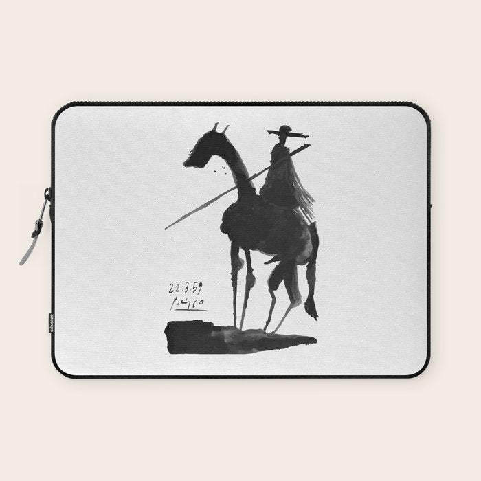 Picasso - El Picador (Toros y Toreros) 1959 Artwork Laptop Sleeve Gallery Image 1