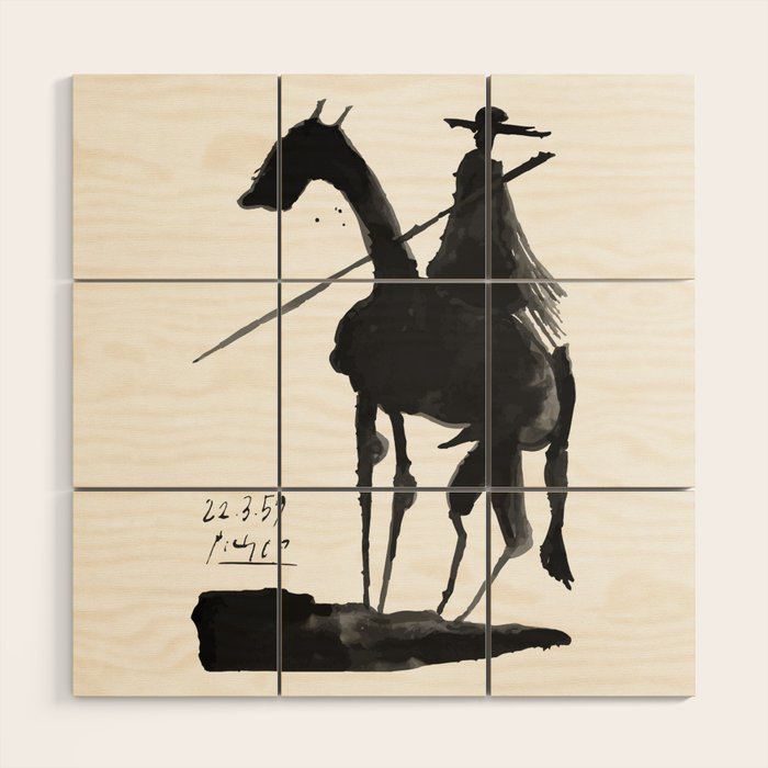 Picasso - El Picador (Toros y Toreros) 1959 Artwork Wood Wall Art Gallery Image 1