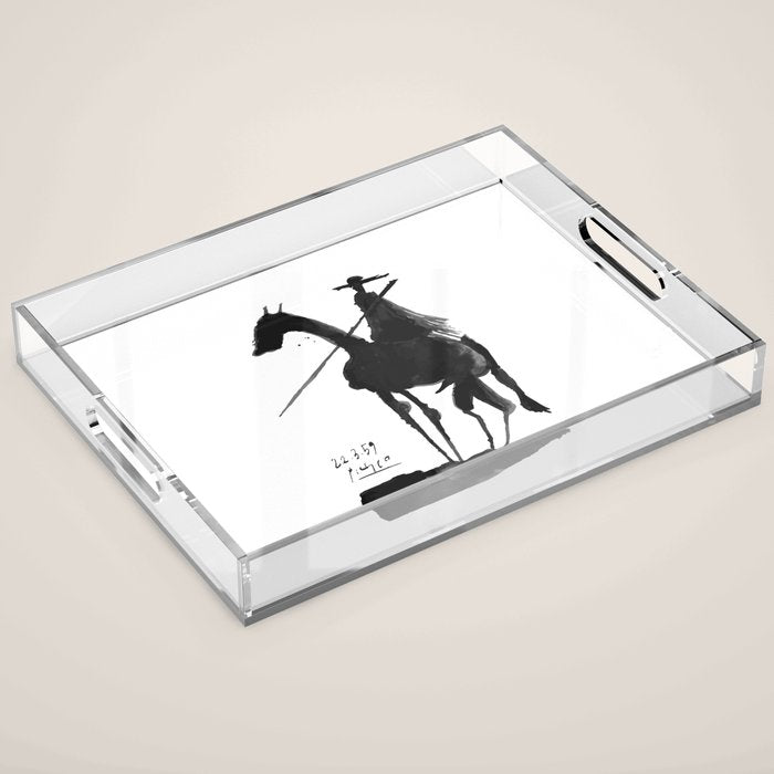 Picasso - El Picador (Toros y Toreros) 1959 Artwork Acrylic Tray Gallery Image 1