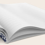 Spotted Preppy Dots Abstract in Navy Blue Notebook Gallery Image 2