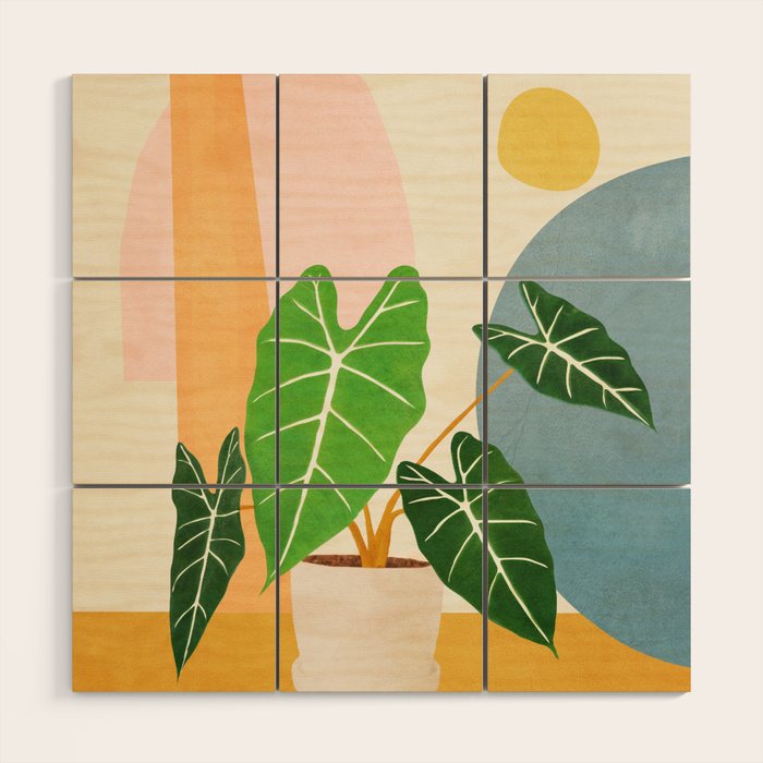Colorful Branching Out 10 Wood Wall Art Gallery Image 1