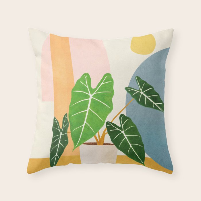Colorful Branching Out 10 Throw Pillow Gallery Image 1