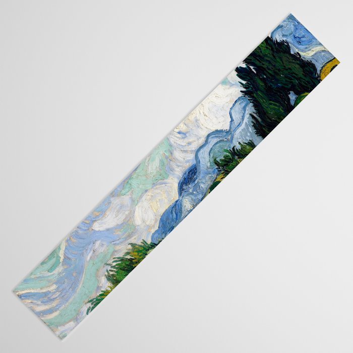 Wheat Field with Cypresses Table Runner Gallery Image 3