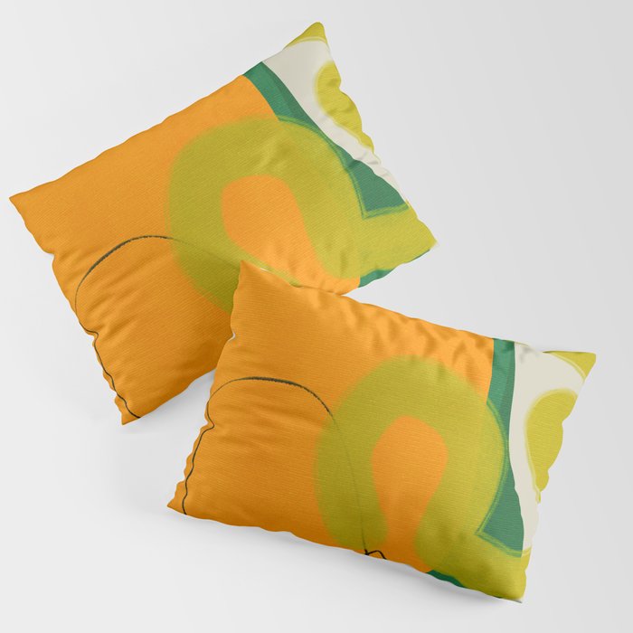 relations shapes minimal organic boho Pillow Sham Gallery Image 3