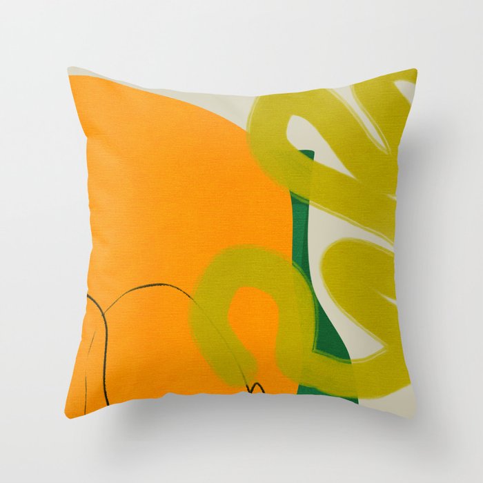 relations shapes minimal organic boho Throw Pillow Gallery Image 6