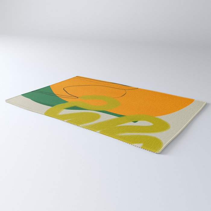 relations shapes minimal organic boho Rug Gallery Image 3
