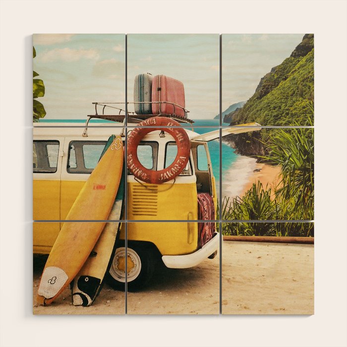 Surf Trip Wood Wall Art Gallery Image 1