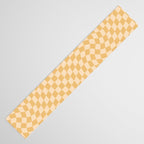 Check III - Mustard Twist â Checkerboard Print Table Runner Gallery Image 3